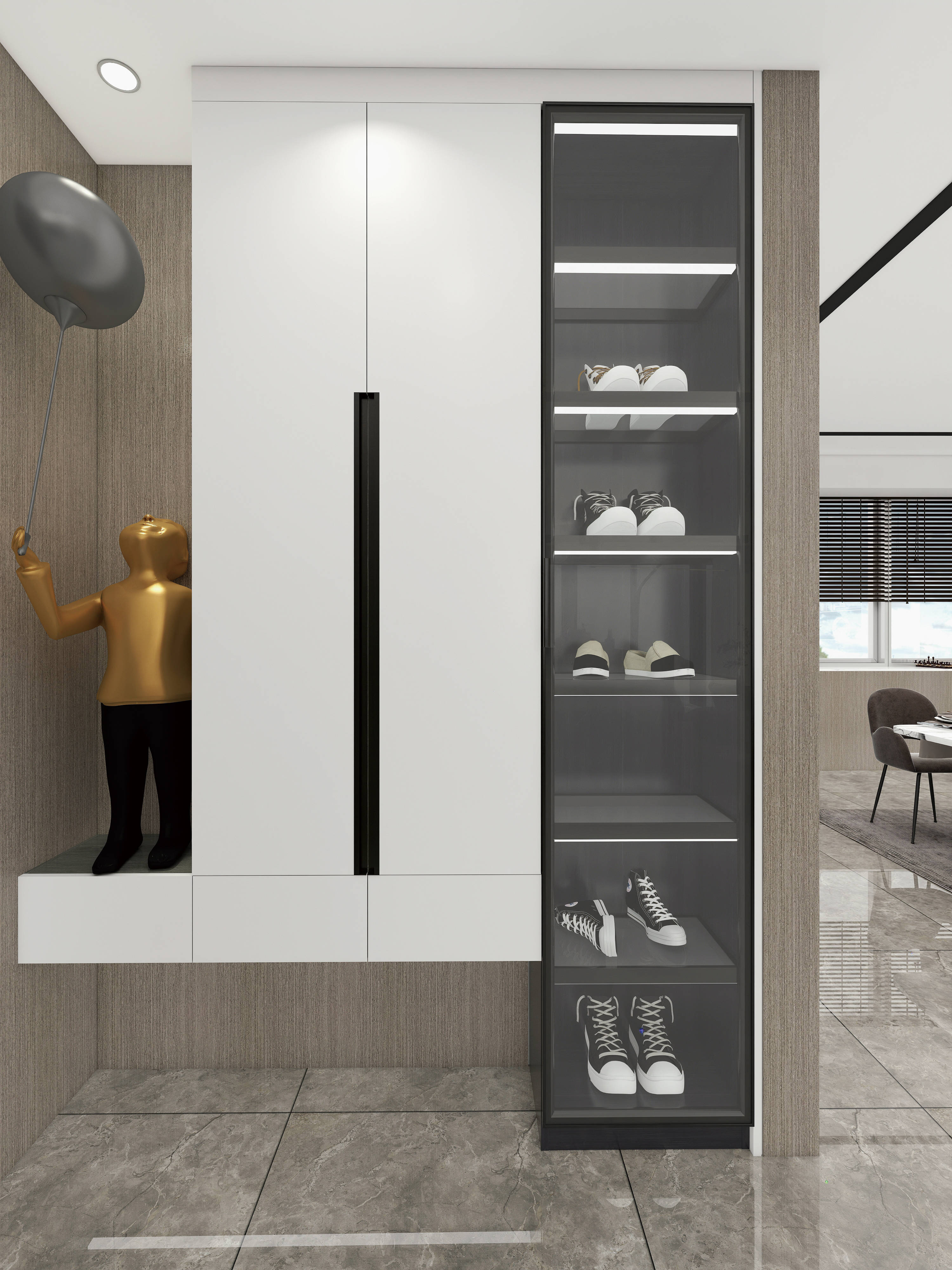 居家必备，入户鞋柜~|空间|家装设计|爱吃柠檬的设计师 - 原创作品 - 站酷 (ZCOOL)