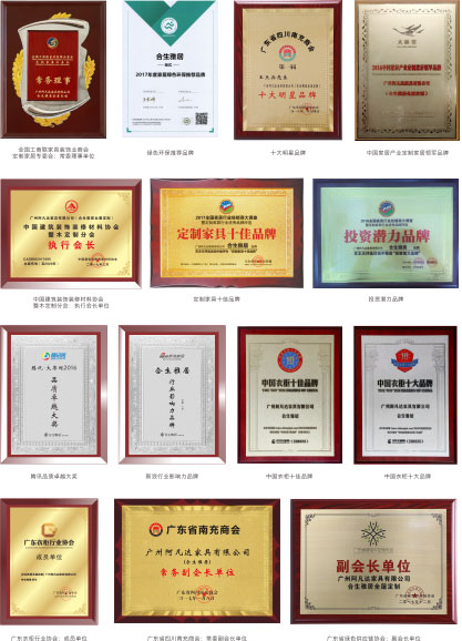 合生雅居荣誉证书
