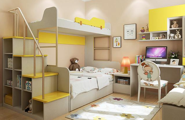 两个孩子住在一间屋子里,怎么设计可以保证他们自己的隐私?