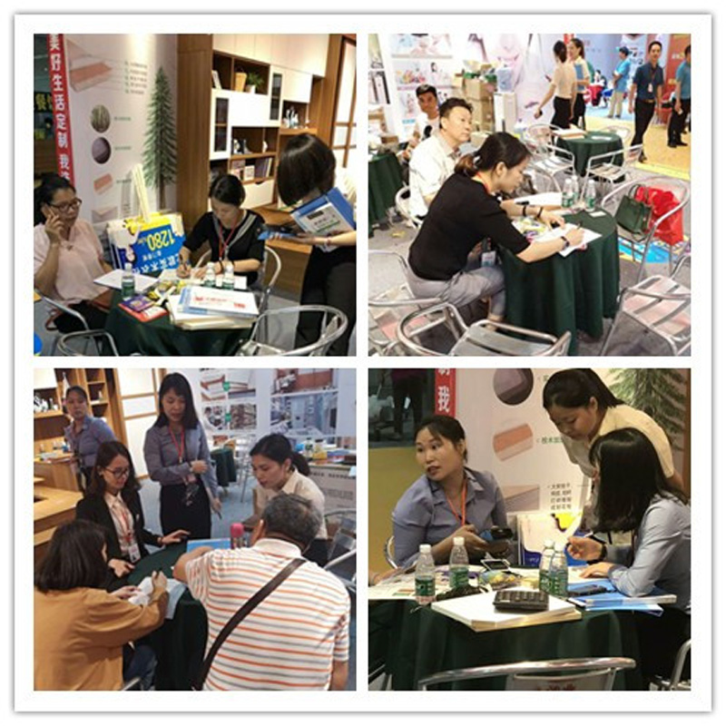 合生雅居全屋定制家博会现场